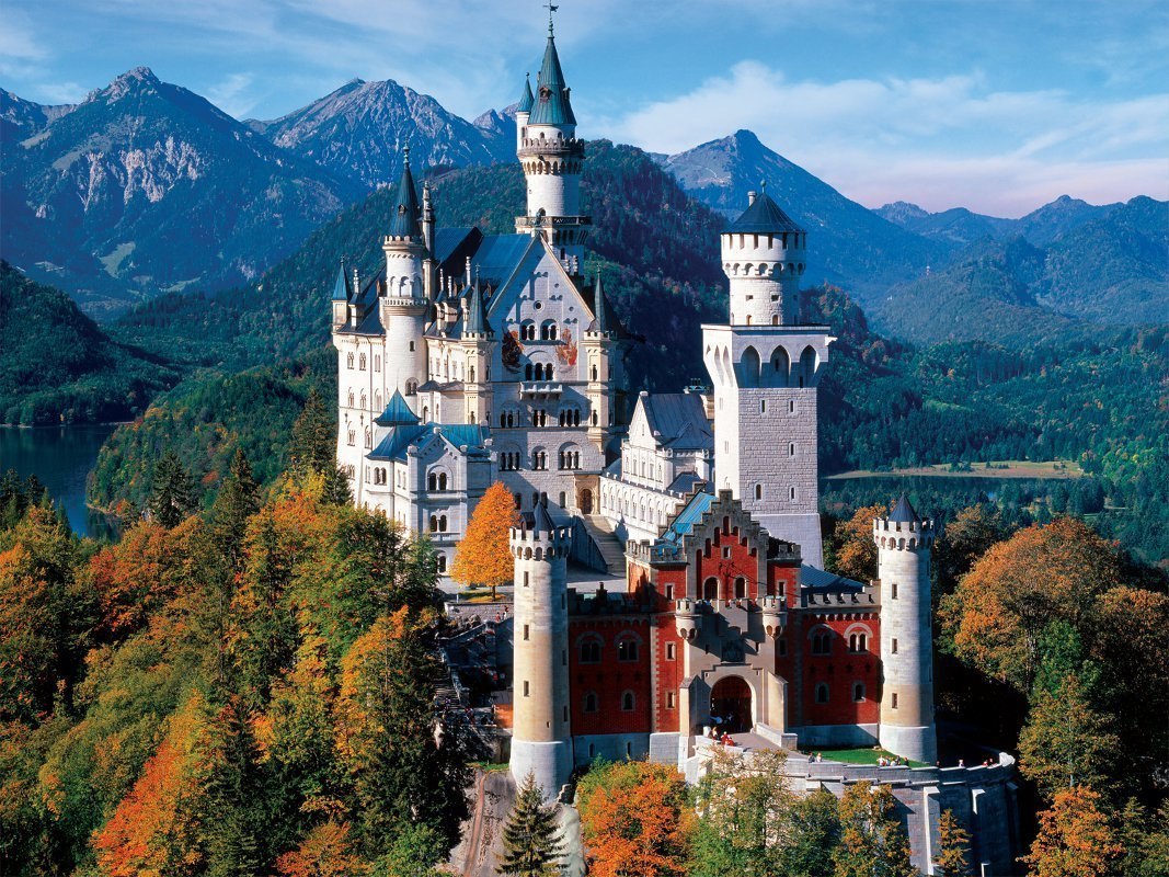 Neuschwanstein Castle - 750pc Jigsaw Puzzle by Buffalo Games - image 1