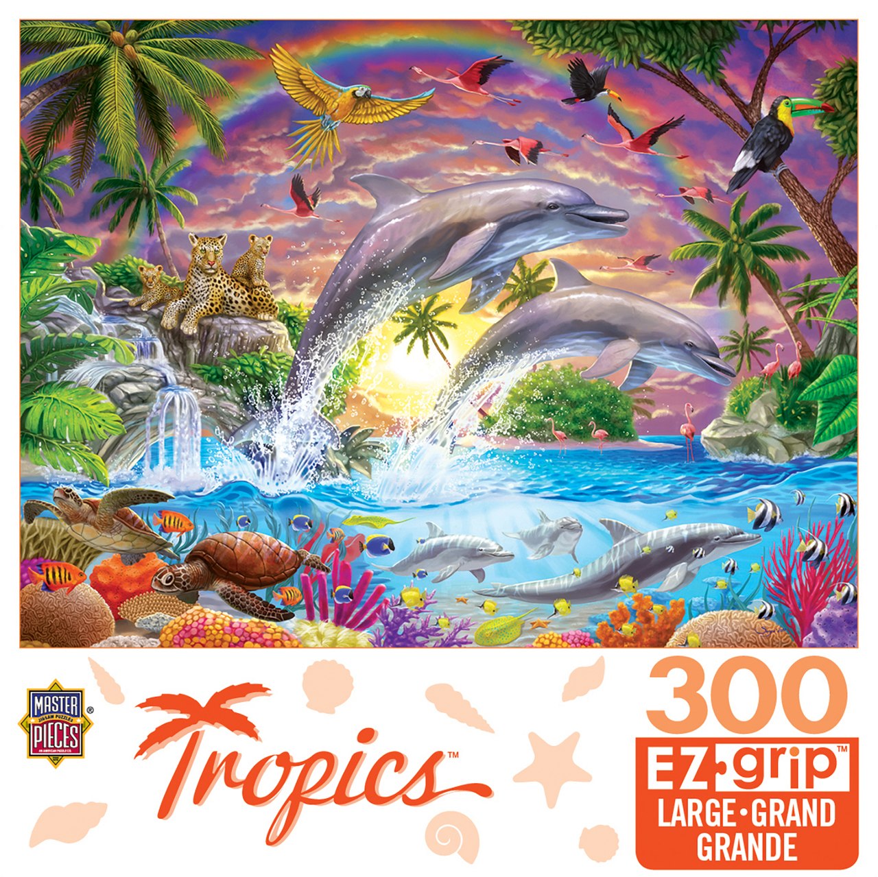 Fantasy Isle - 300pc EzGrip Jigsaw Puzzle by Masterpieces  			  					NEW - image 1