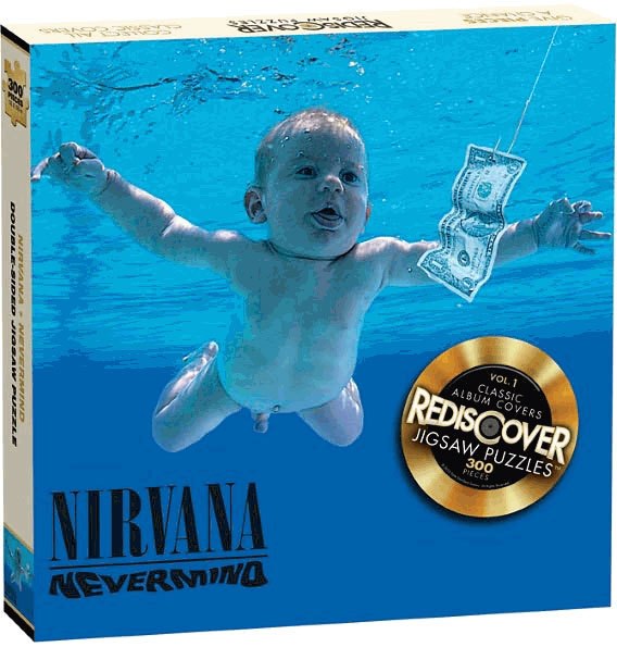Nirvana "Nevermind" - 300pc Double Sided Jigsaw Puzzle by Rediscover
