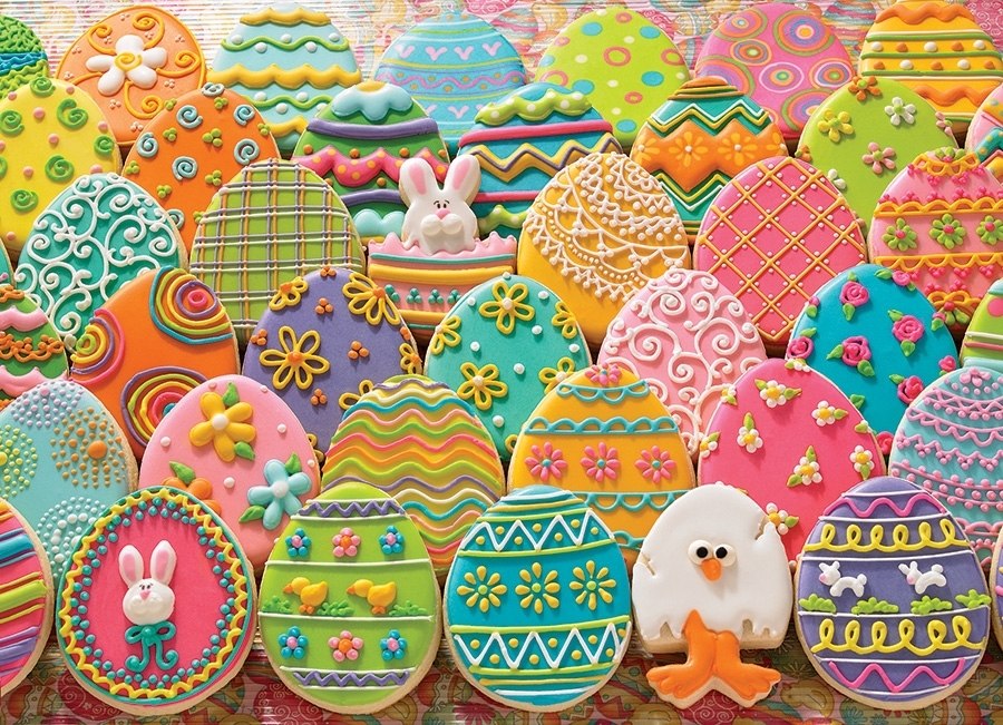 Easter Eggs - 1000pc Jigsaw Puzzle by Cobble Hill  			  					NEW - image 2