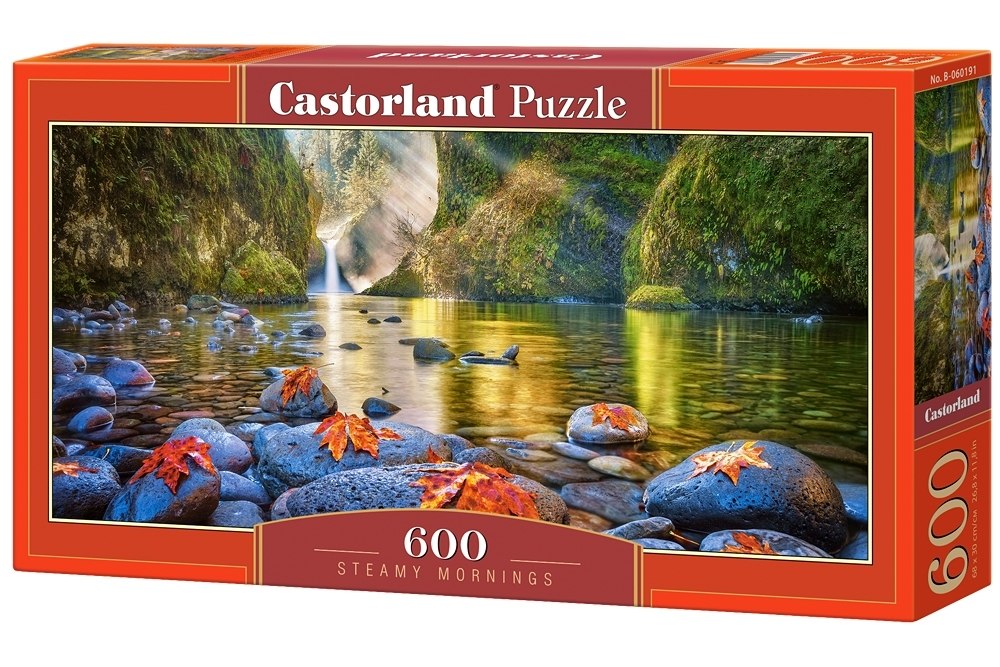 Steamy Mornings - 600pc Jigsaw Puzzle By Castorland  			  					NEW - image 1