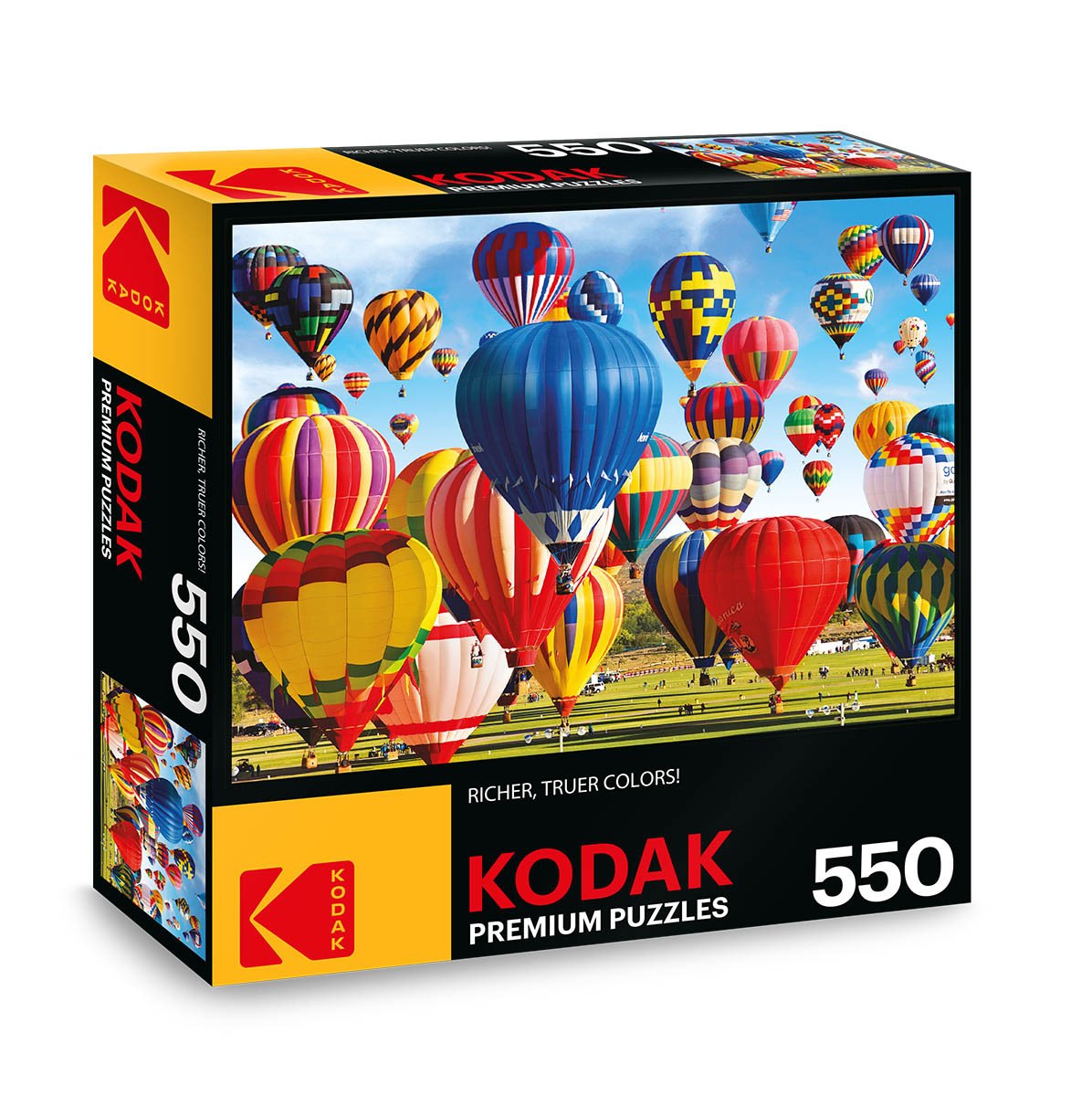 Up, Up & Away! Hot Air Balloon Fiesta, Albuquerque - 550pc Jigsaw Puzzle by Lafayette Puzzle Factory  			  					NEW - image 1