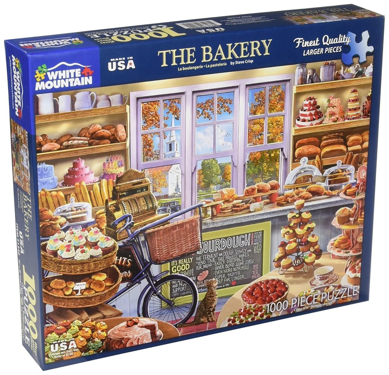 The Bakery - 1000pc Jigsaw Puzzle By White Mountain  			  					NEW - image 1