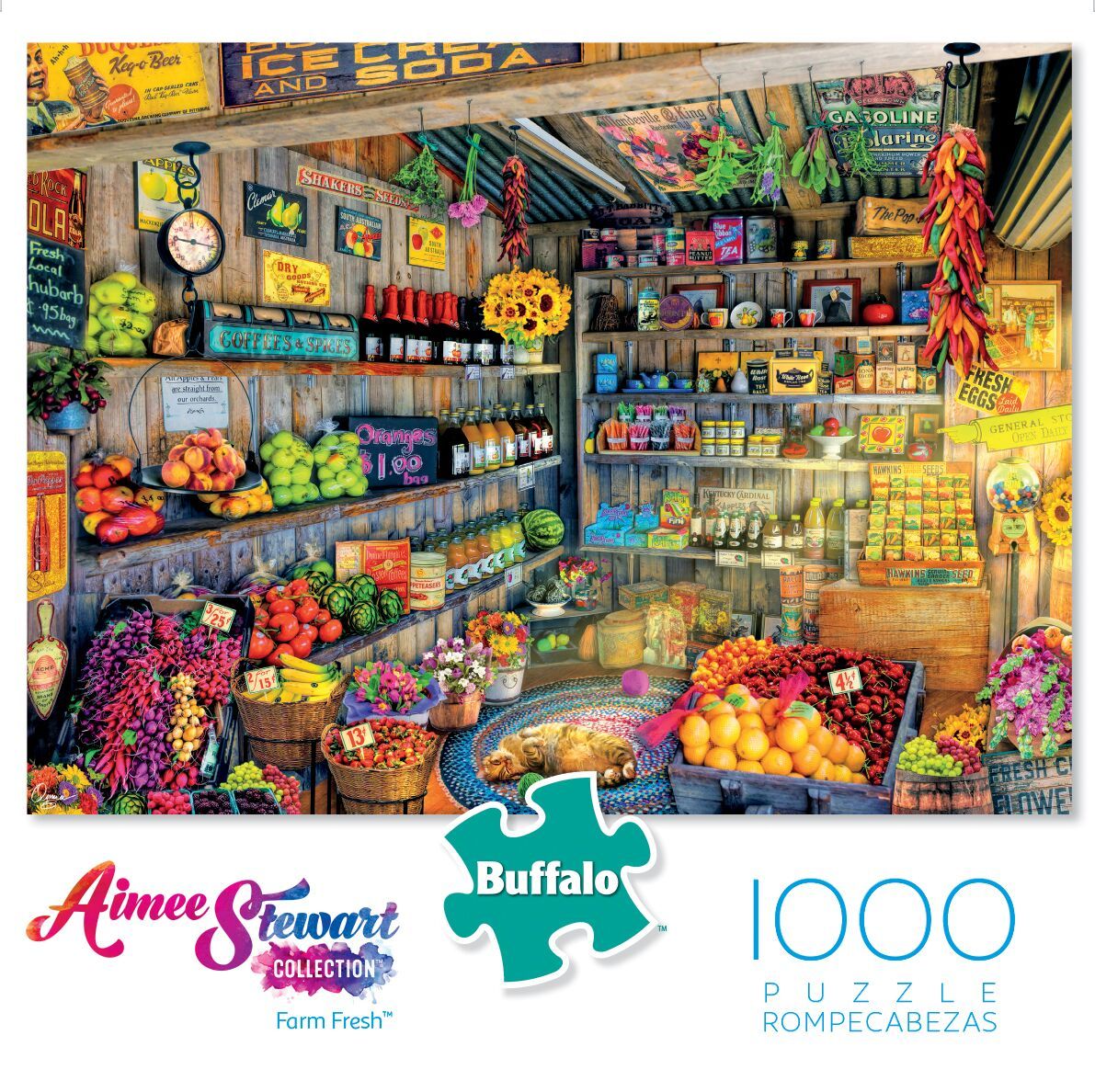 Farm Fresh - 1000pc Jigsaw Puzzle By Buffalo Games  			  					NEW - image 1