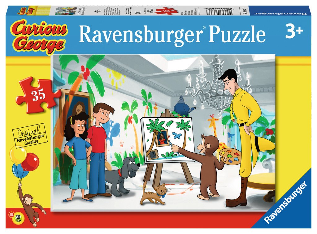 Look Curious George! - 35pc Jigsaw Puzzle By Ravensburger  			  					NEW