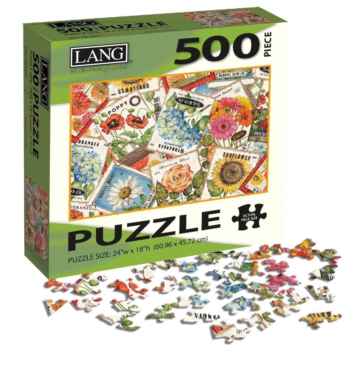 Seed Packets - 500pc Jigsaw Puzzle by Lang  			  					NEW - image 2