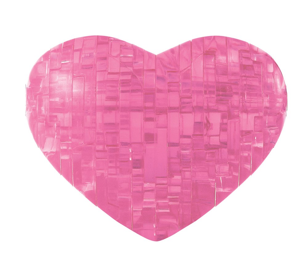 Heart (Pink) - 3D Crystal Puzzle - image 3