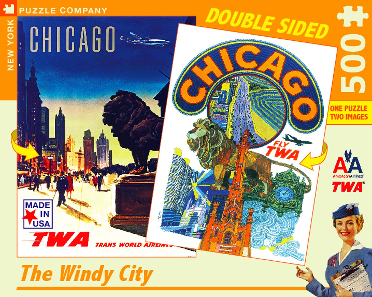 Chicago DS - 500pc Jigsaw Puzzle by New York Puzzle Company