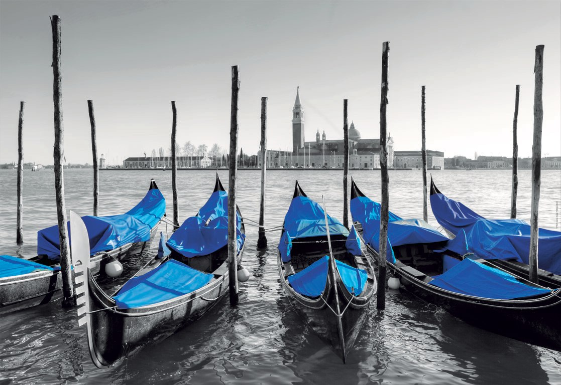 Gondolas In Venice - 100pc Jigsaw Puzzle by Educa