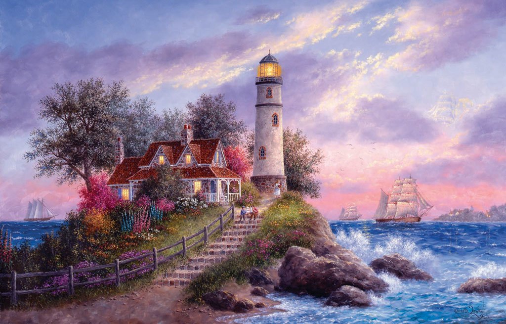 Captains Cove - 1000pc Jigsaw Puzzle By Sunsout