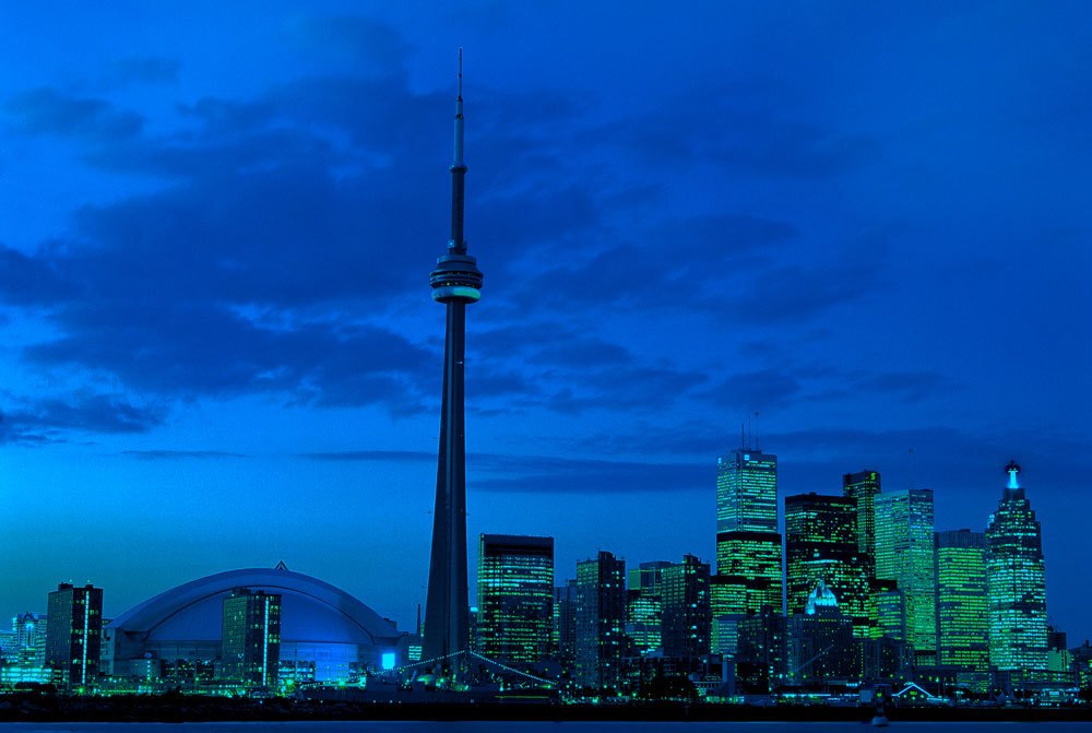 CN Tower, Toronto, Canada - 1000pc Glow in the Dark Jigsaw Puzzle By Tomax - image 1