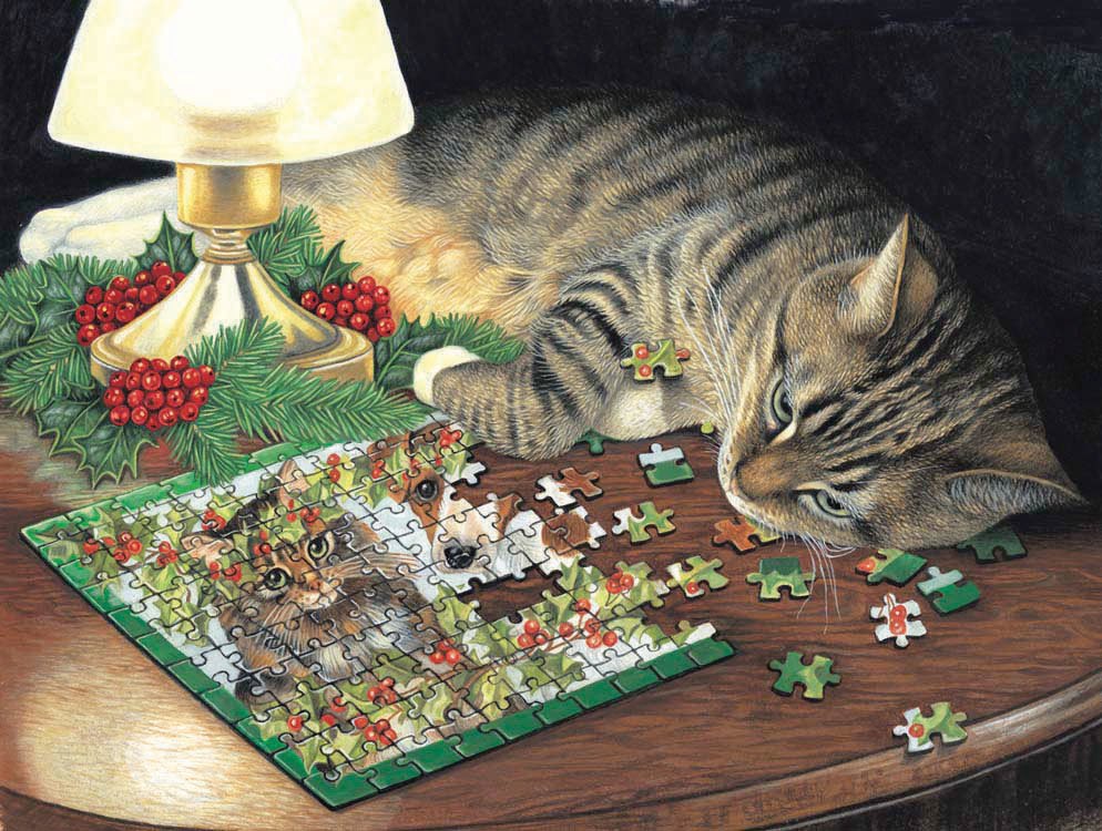 Piece-ful Slumber - 500pc Jigsaw Puzzle By Sunsout