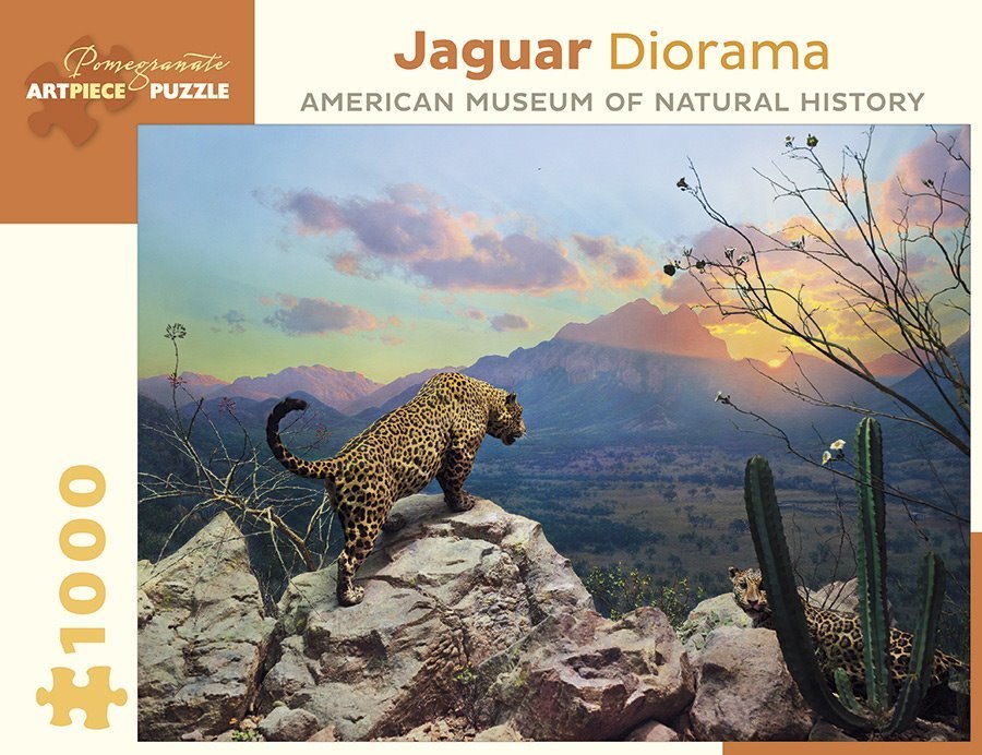 Jaguar Diorama - 1000pc Jigsaw Puzzle by Pomegranate  			  					NEW - image 1