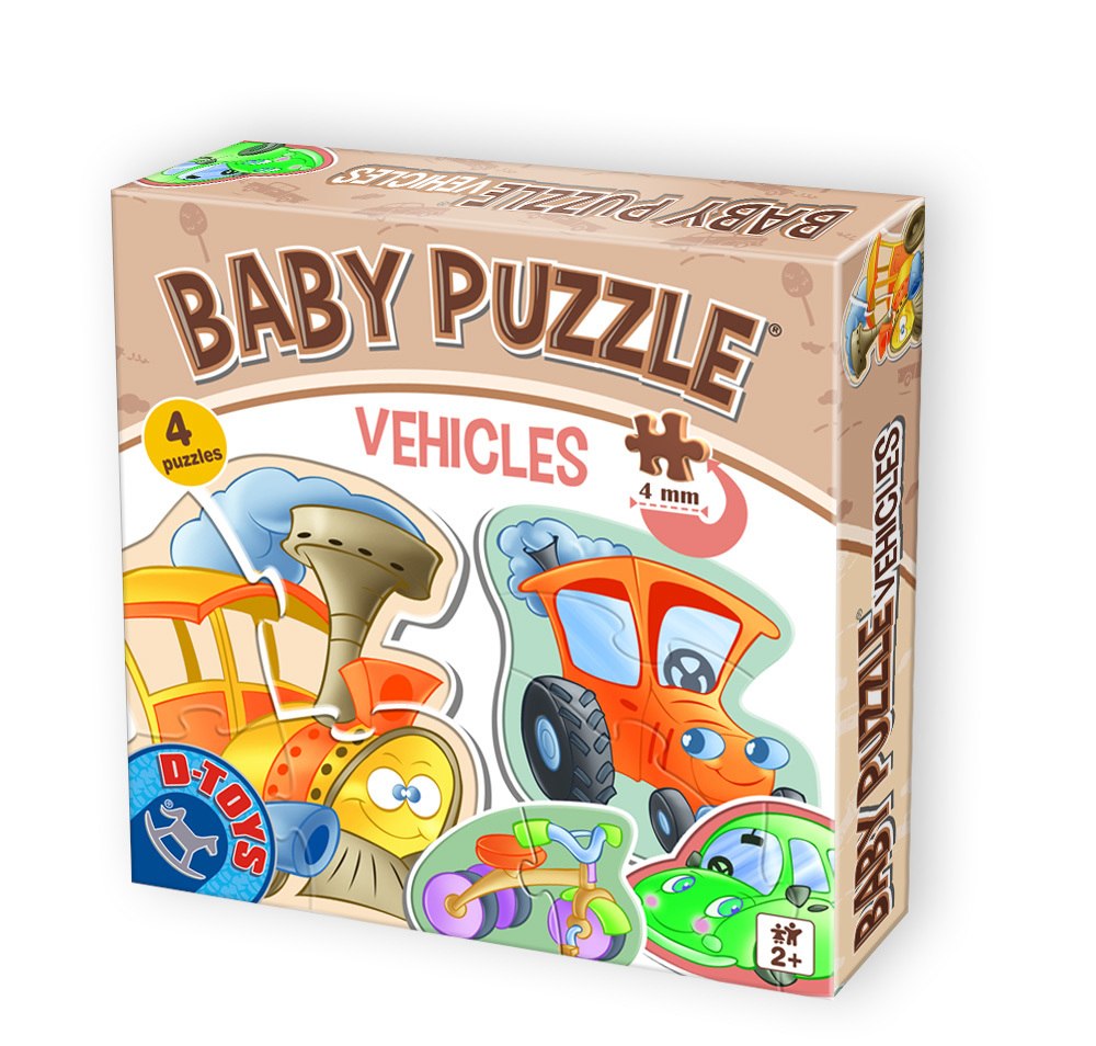 Vehicles - Baby Jigsaw Puzzle by D-Toys