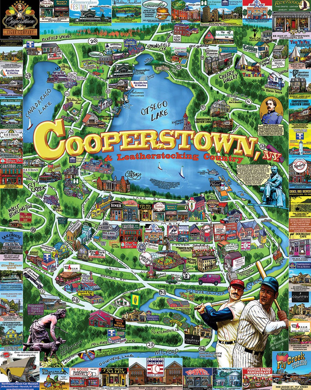 Cooperstown - 1000pc Jigsaw Puzzle by White Mountain