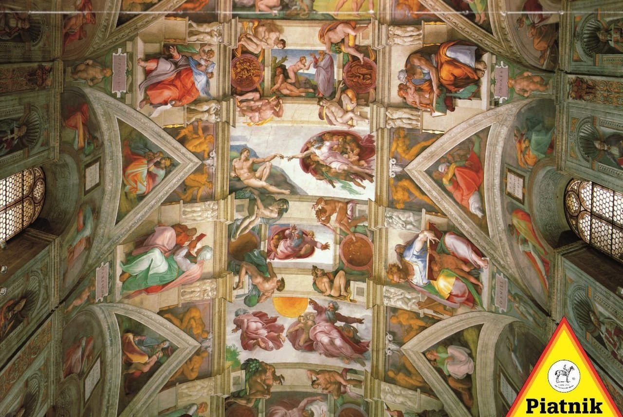 Sistine Chapel - 1000pc Jigsaw Puzzle by Piatnik