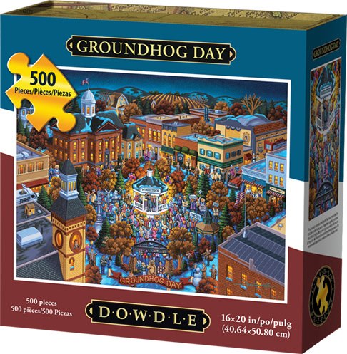 Groundhog Day - 500pc Jigsaw Puzzle by Dowdle  			  					NEW - image 1