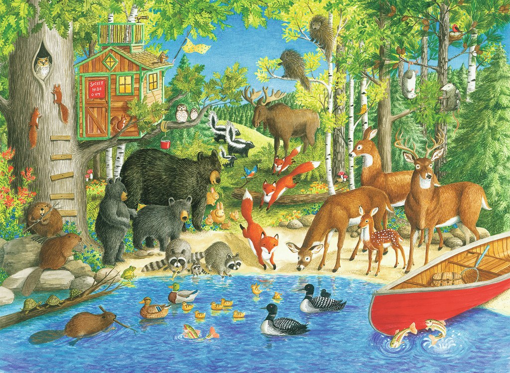 Woodland Friends - 200pc Jigsaw Puzzle by Ravensburger