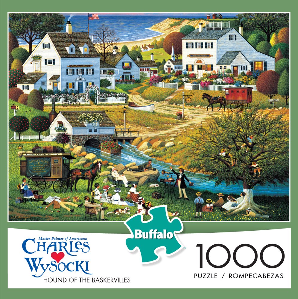 Charles Wysocki: Hound of the Baskervilles - 1000pc Jigsaw Puzzle by Buffalo Games