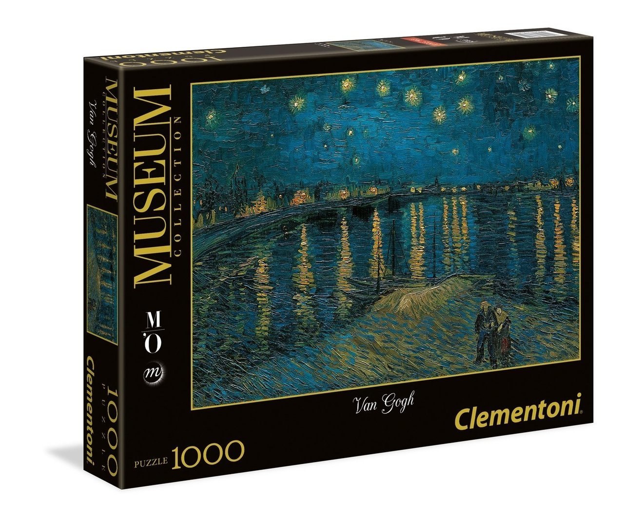 Van Gogh: Starry Night Over the Rhone - 1000pc Jigsaw Puzzle by Clementoni - image 1