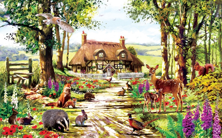 Wildlife Study - 300pc Jigsaw Puzzle By Sunsout