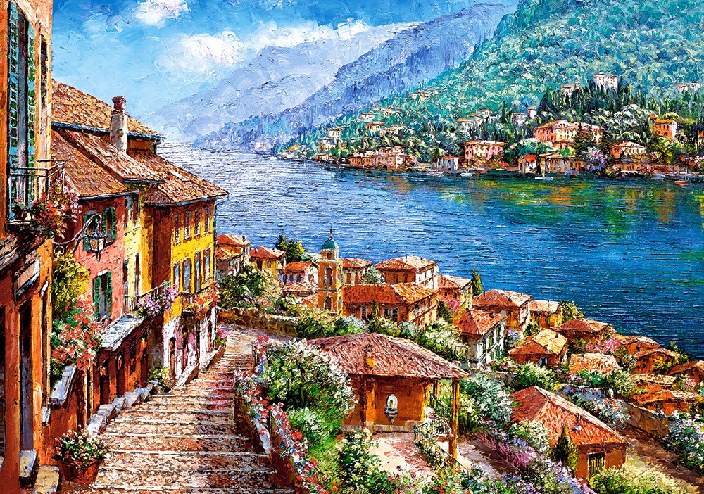 Lake Como - 500pc Jigsaw Puzzle by Castorland  			  					NEW