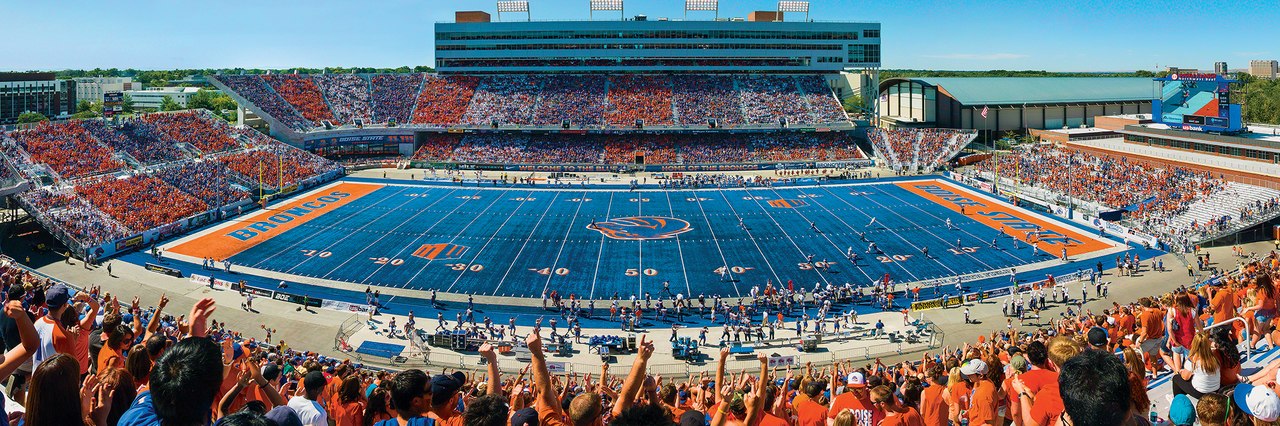 Boise State - 1000pc Panoramic Jigsaw by Masterpieces