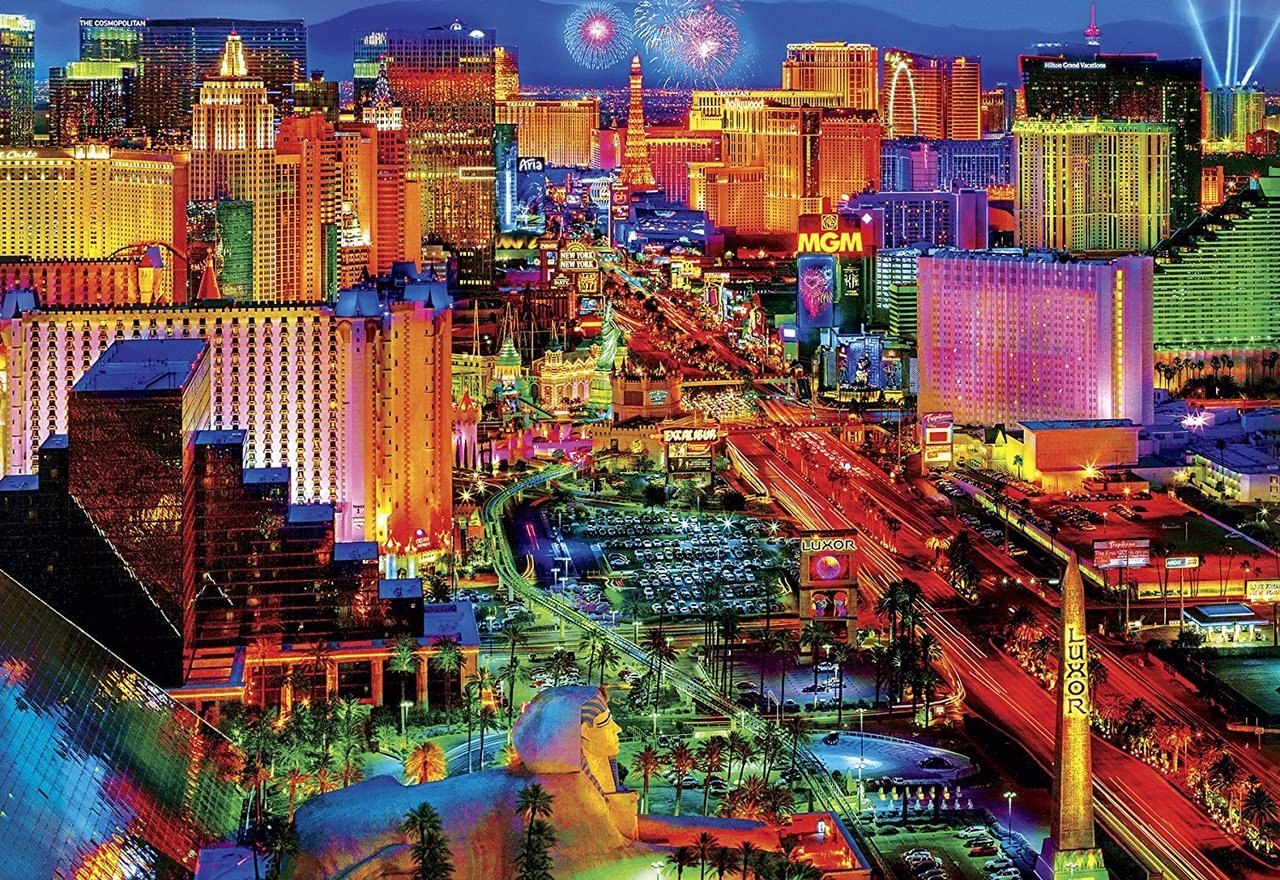 Viva Las Vegas - 2000pc Jigsaw Puzzle by Buffalo Games  			  					NEW