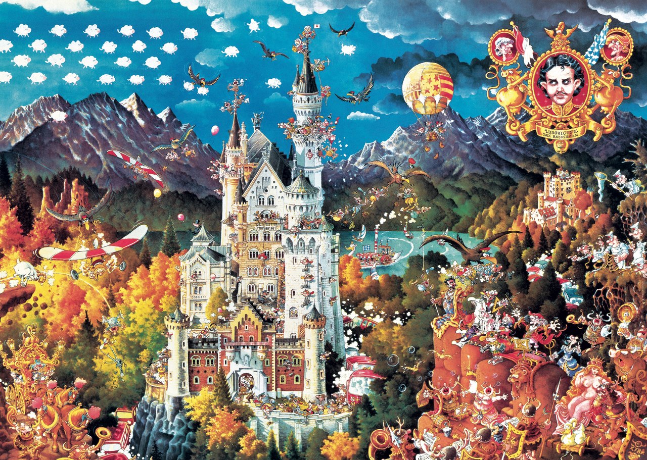 Ryba: Bavaria - 2000pc Jigsaw Puzzle By Heye  			  					NEW