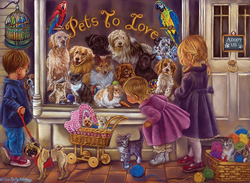 Pets to Love - 1000pc Jigsaw Puzzle by Anatolian