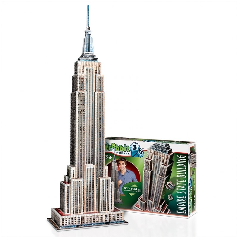 Empire State Building - 975pc 3D Puzzle by Wrebbit - image 1