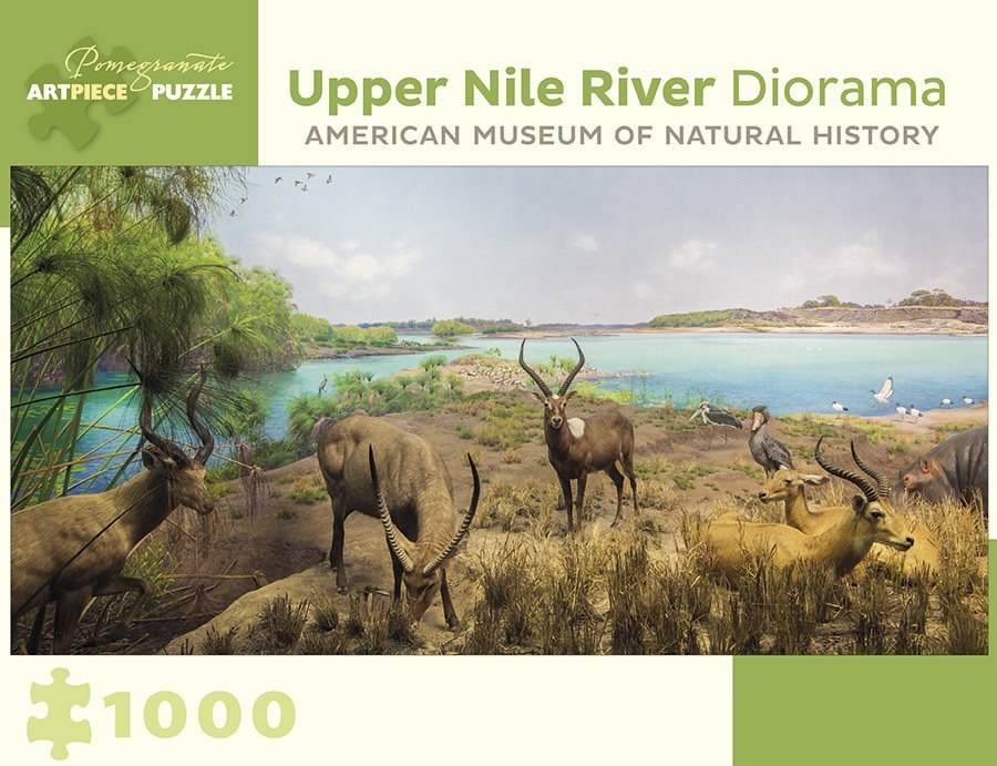 Upper Nile River Diorama - 1000pc Jigsaw Puzzle by Pomegranate  			  					NEW - image 1