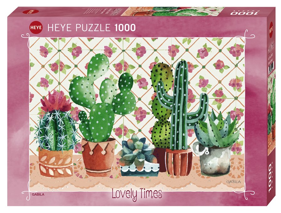 Cactus Family - 1000pc Jigsaw Puzzle By Heye  			  					NEW - image 1