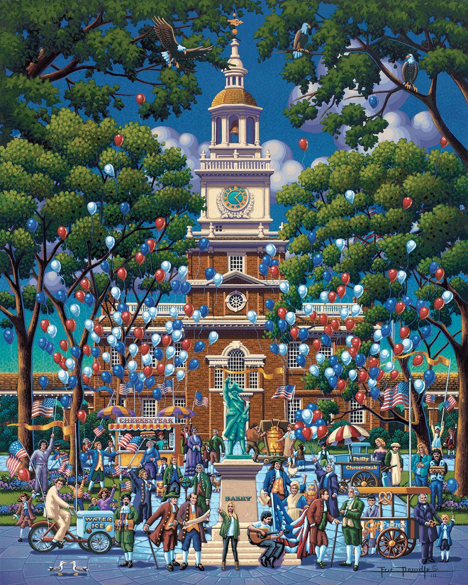 Independence Hall - 500pc Jigsaw Puzzle by Dowdle  			  					NEW