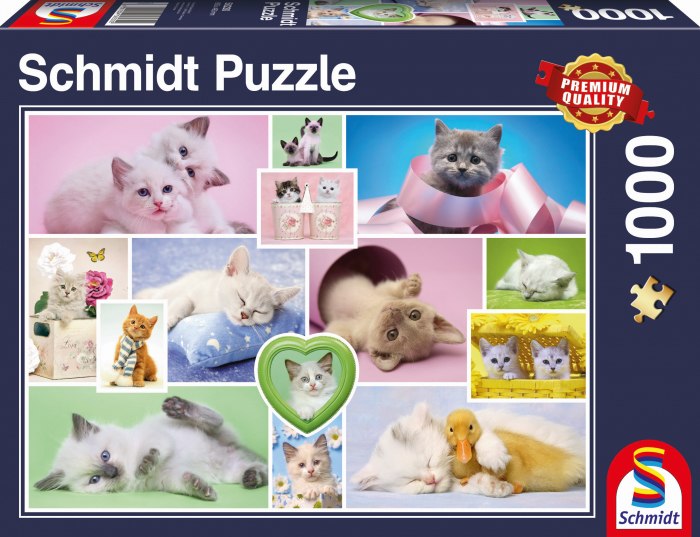 Cuddly Cats - 1000pc Jigsaw Puzzle by Schmidt  			  					NEW - image 1