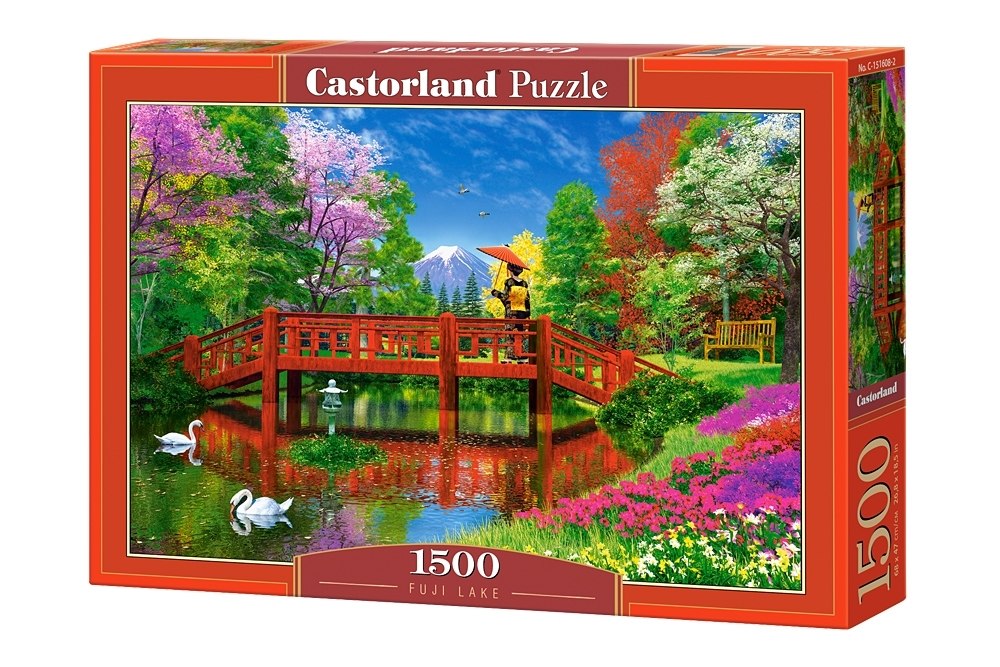 Fuji Lake - 1500pc Jigsaw Puzzle By Castorland  			  					NEW - image 1