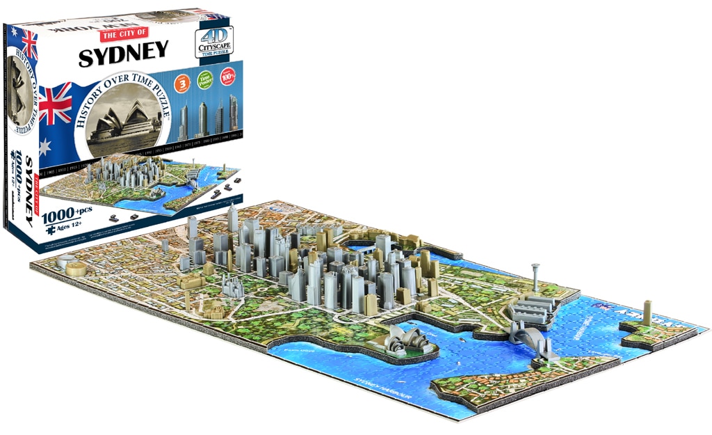 Sydney - 1000pc 4D Cityscape Educational Jigsaw Puzzle