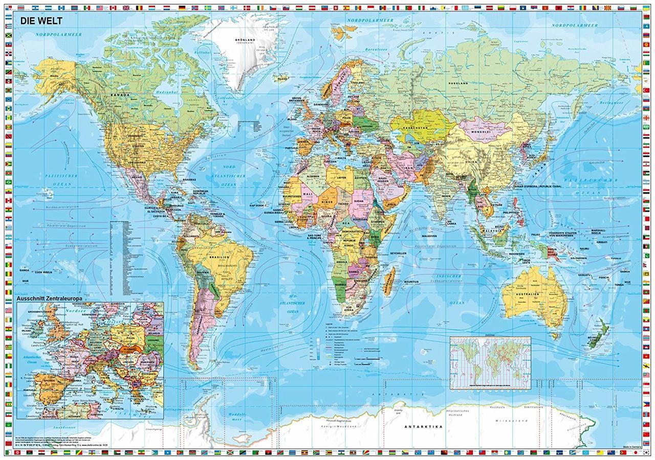 The World - 1500pc Jigsaw Puzzle by Schmidt  			  					NEW