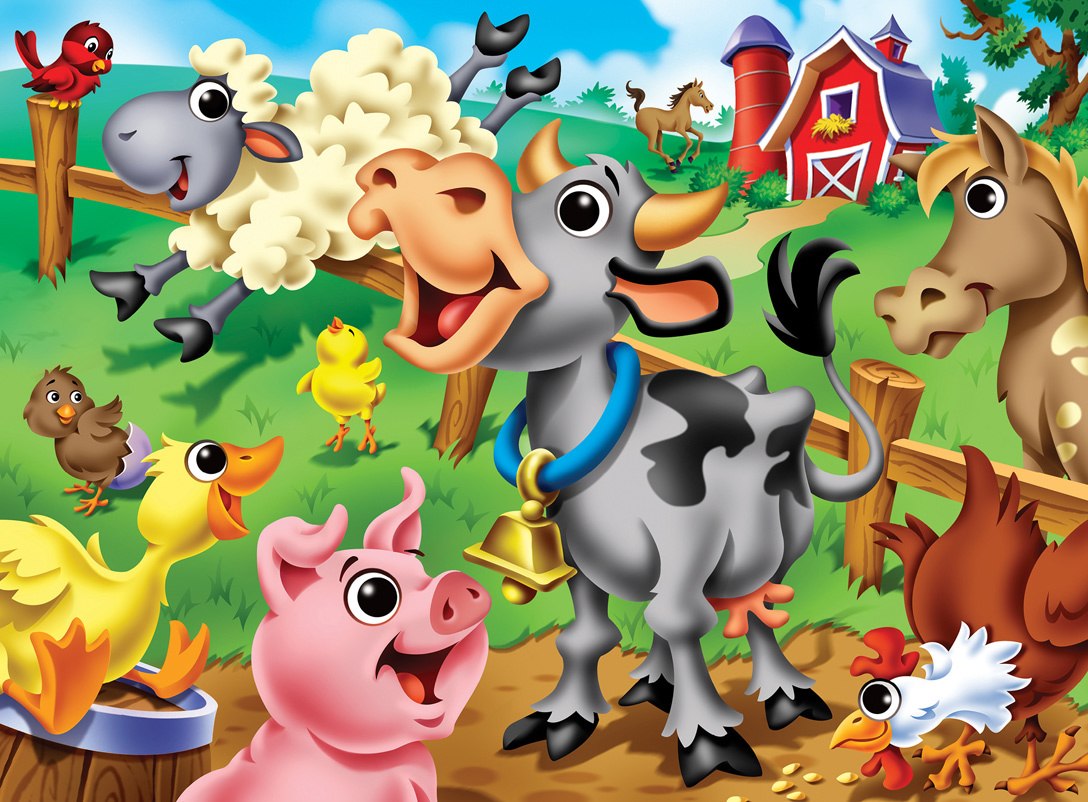 Googly Eyes: Farm Animals - 48pc Jigsaw Puzzle by Masterpieces
