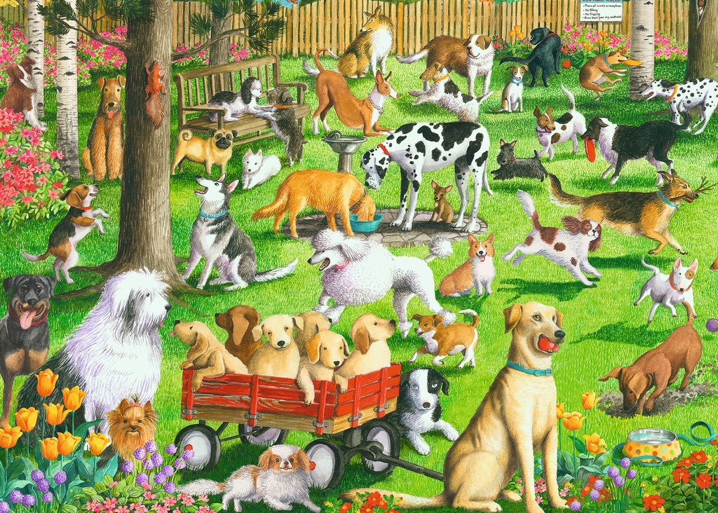 At the Dog Park - 500pc Large Format by Ravensburger