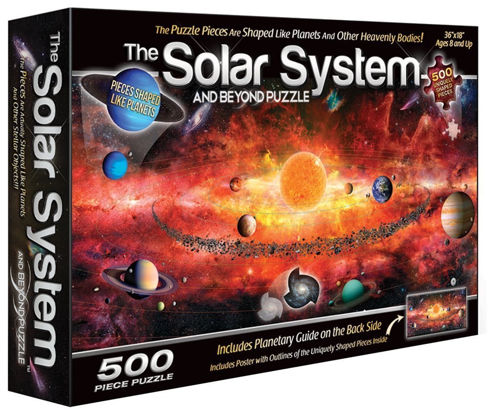 The Solar System Puzzle - 500pc Jigsaw Puzzle by A Broader View  			  					NEW - image 1