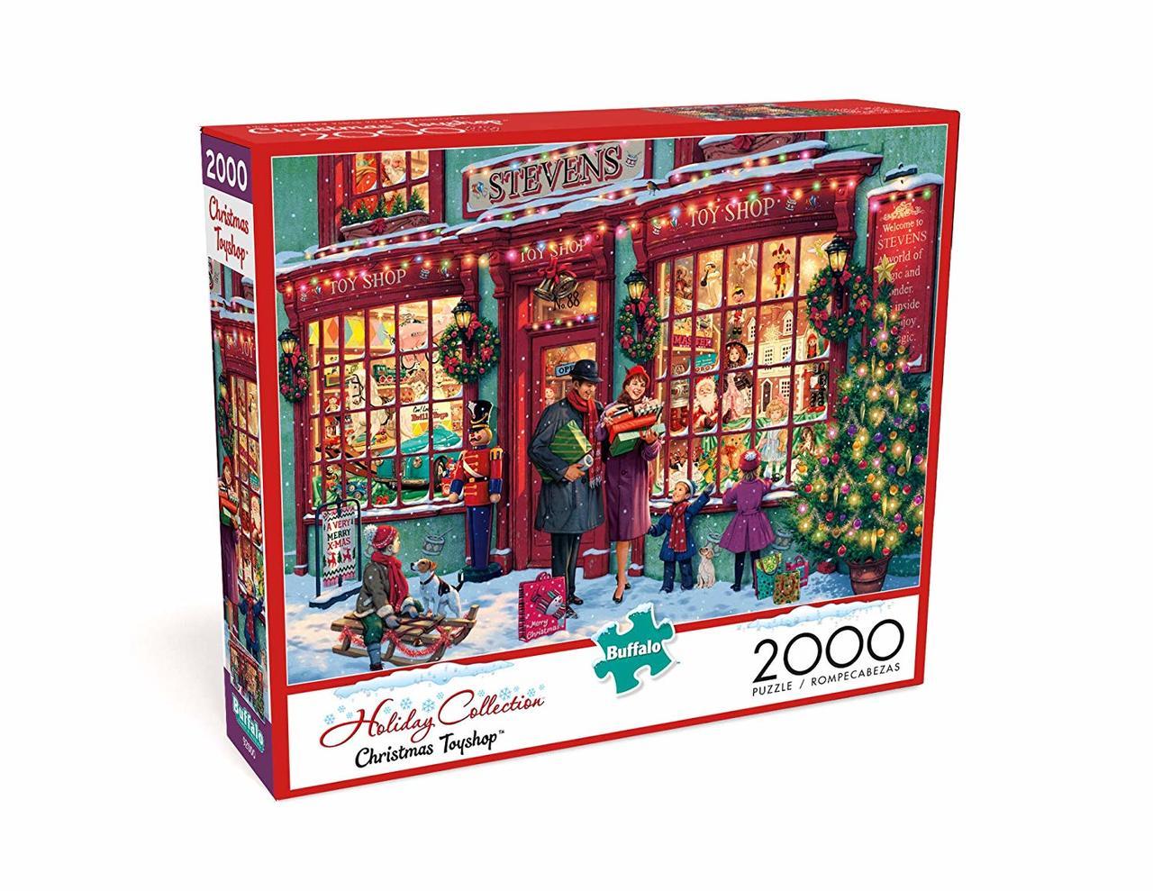 Christmas Toyshop - 2000pc Jigsaw Puzzle by Buffalo Games  			  					NEW - image 1