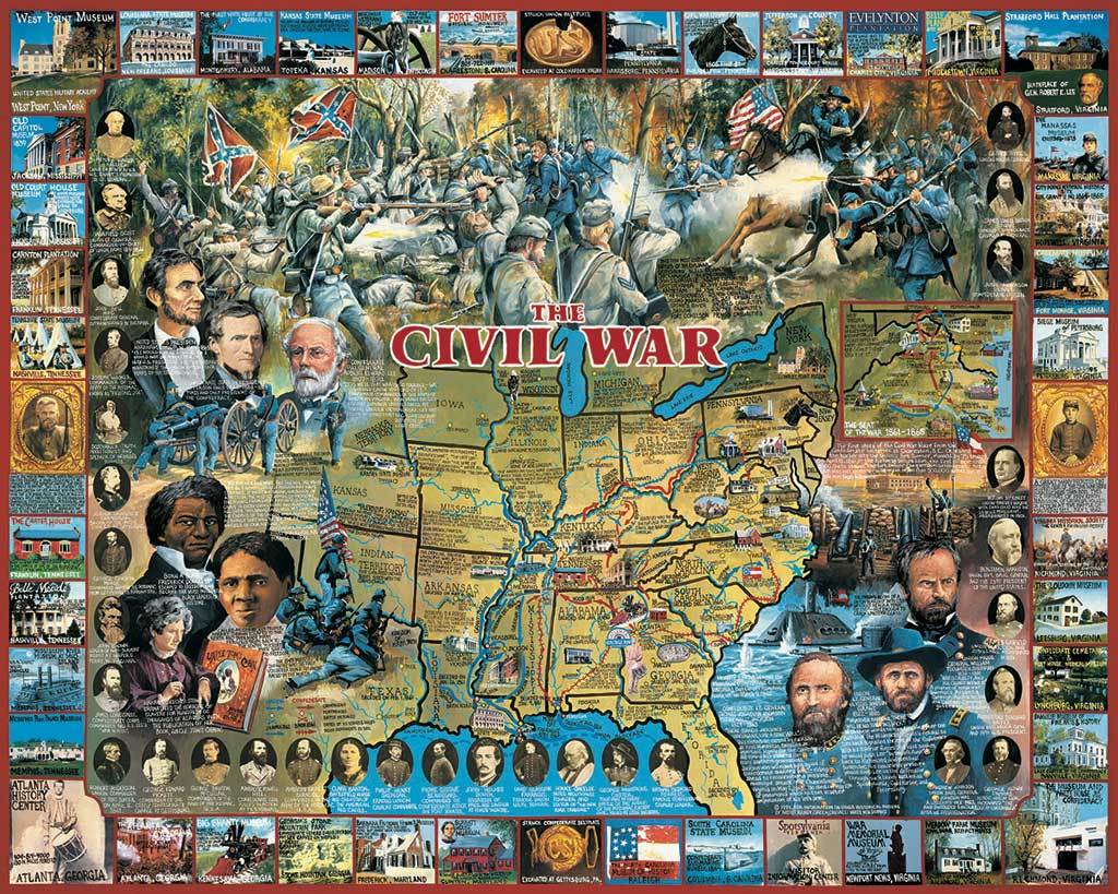 Civil War - 1000pc Jigsaw Puzzle By White Mountain