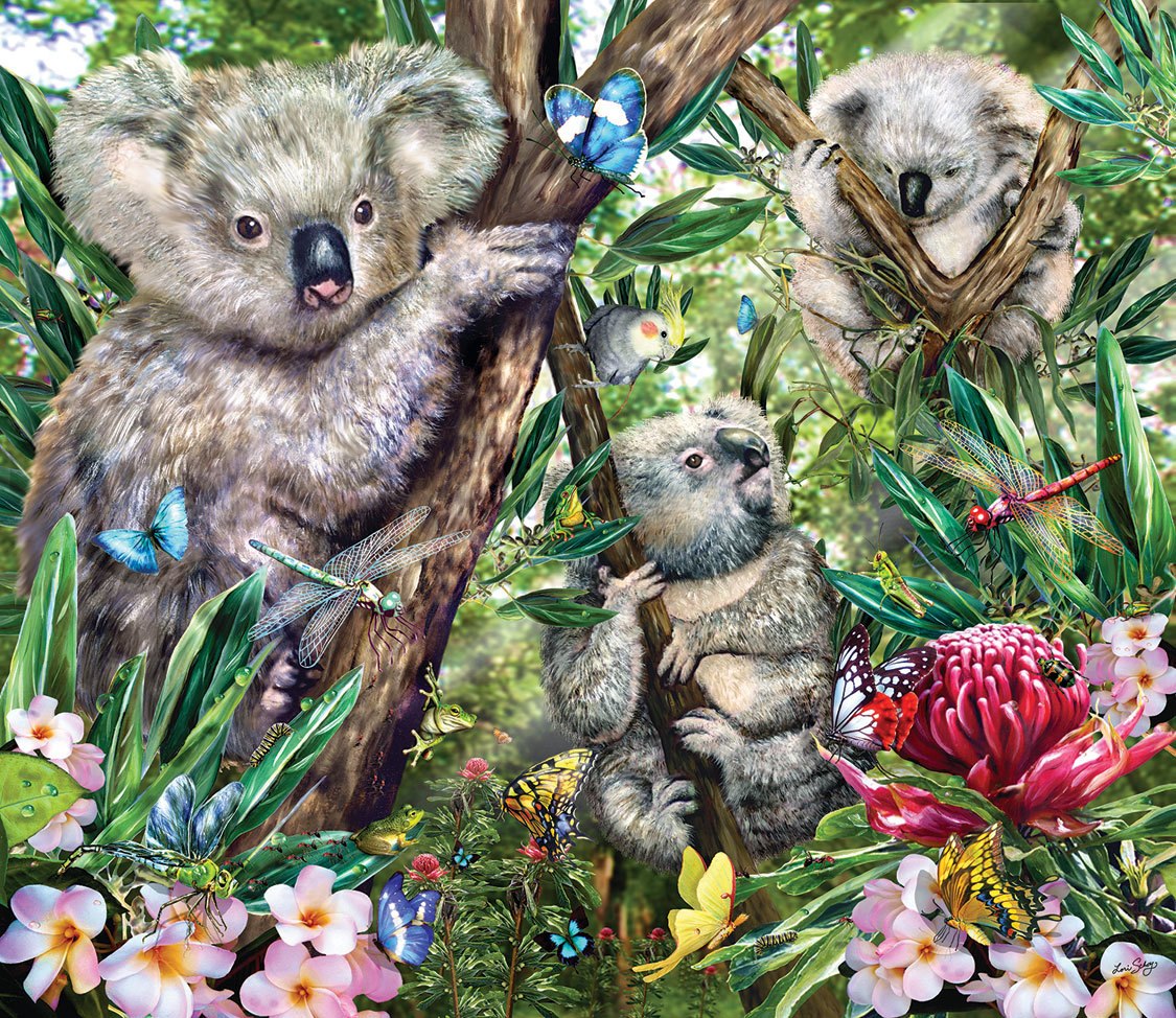 Koalas - 200pc Jigsaw Puzzle by SunsOut