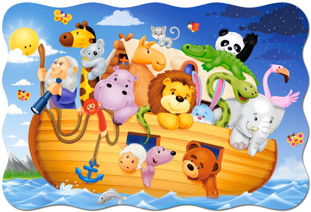 Noah's Ark - 20pc Jigsaw Puzzle By Castorland