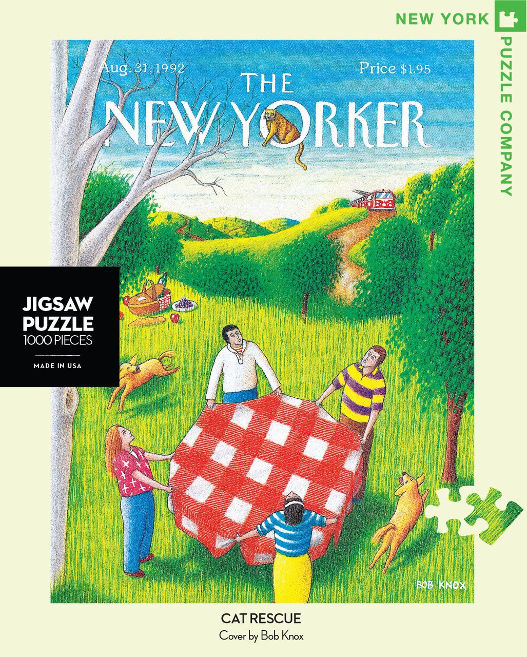 Cat Rescue - 1000pc Jigsaw Puzzle by New York Puzzle Company - image 1