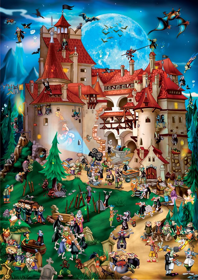 Transylvania - 1000pc Jigsaw Puzzle by D-Toys