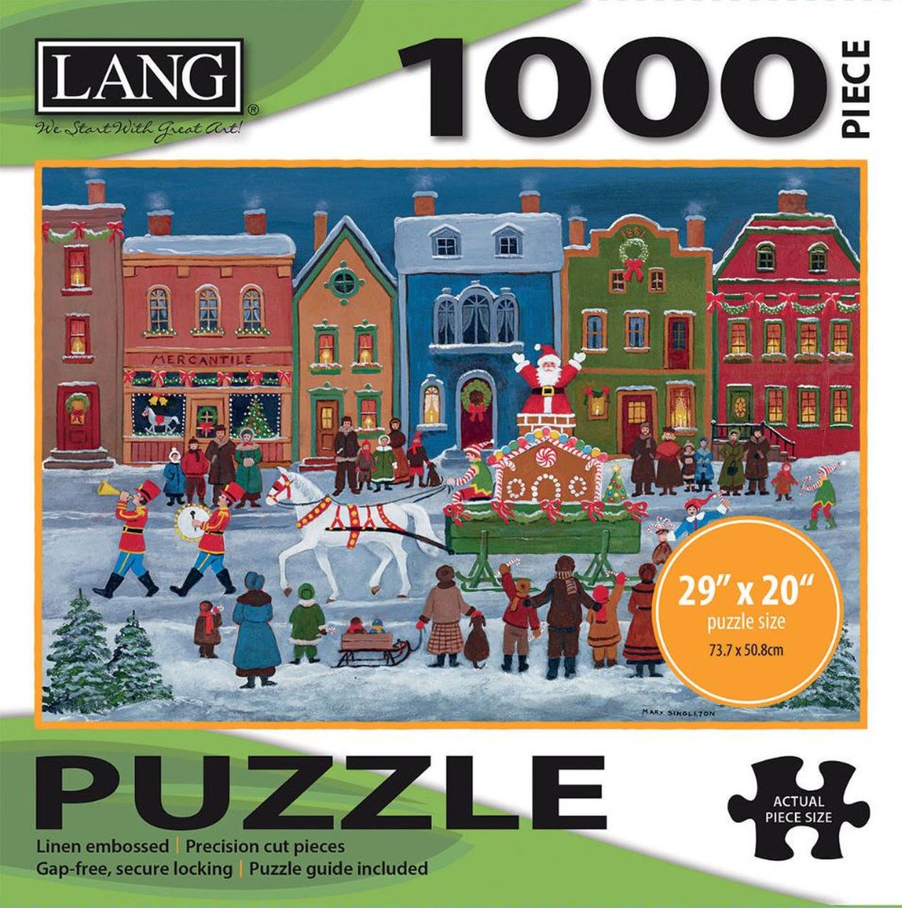 Christmas Parade - 1000pc Jigsaw Puzzle by Lang  			  					NEW - image 1