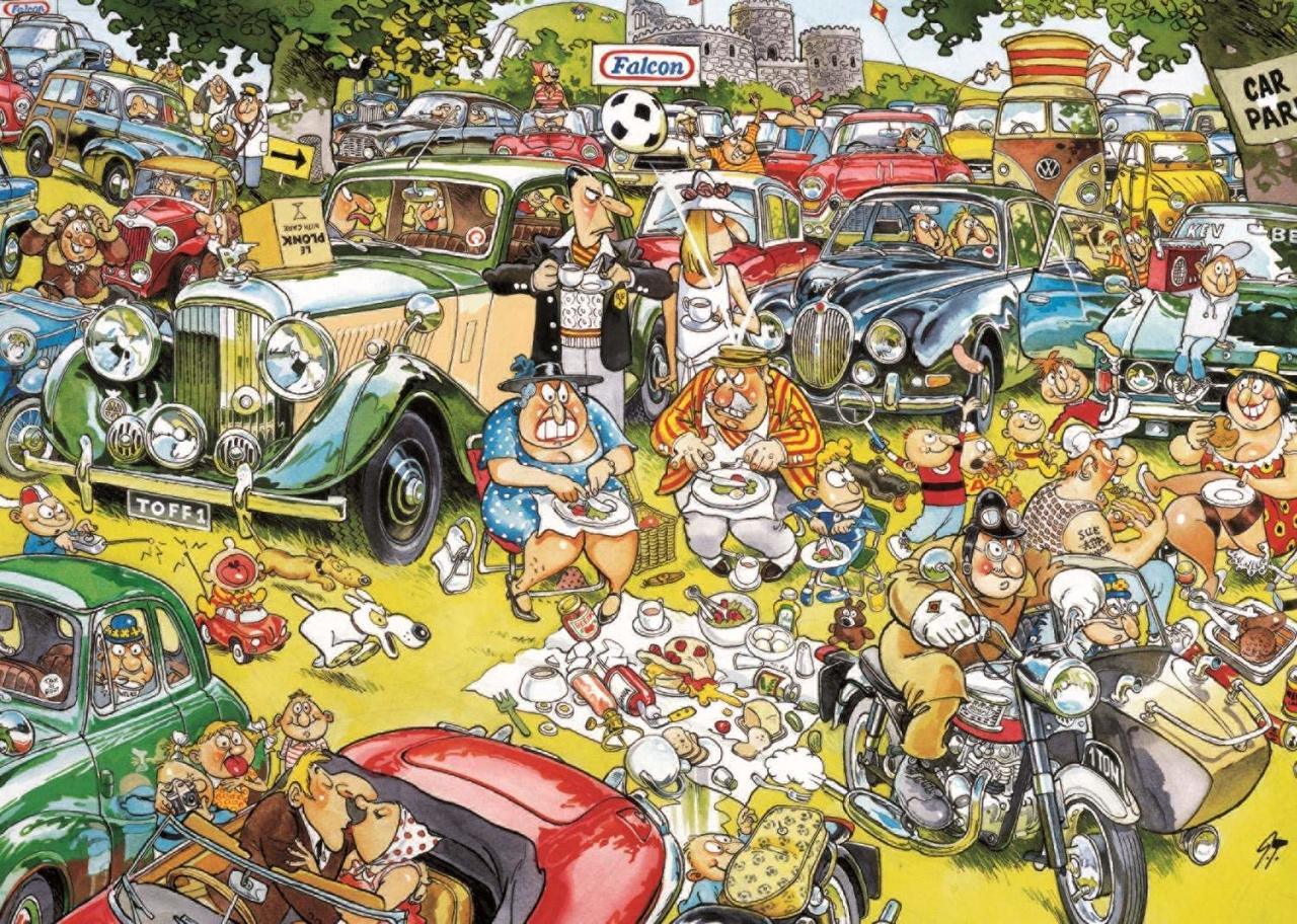 Graham Thompson: Picnic in the Park - 1000pc Jigsaw Puzzle By Falcon  			  					NEW - image main