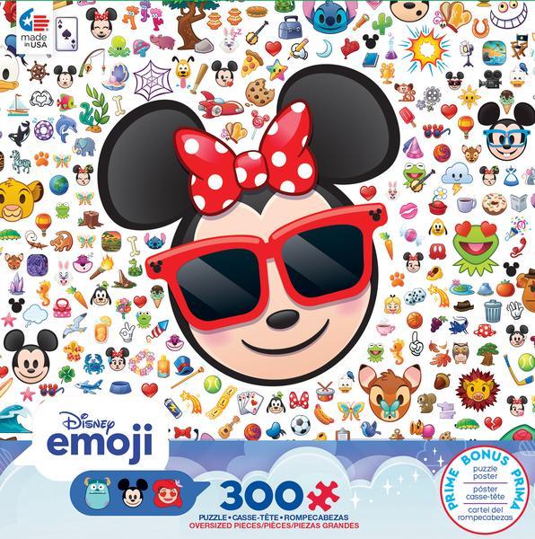 Disney Emoji: Emoji Minnie - 300pc Jigsaw Puzzle by Ceaco  			  					NEW - image 3